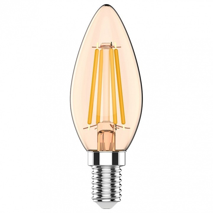 Фото Лампа светодиодная Gauss  E14 3.8Вт 2400K 1037154 GA_1037154 - интернет-магазин МегаТерем в Москве