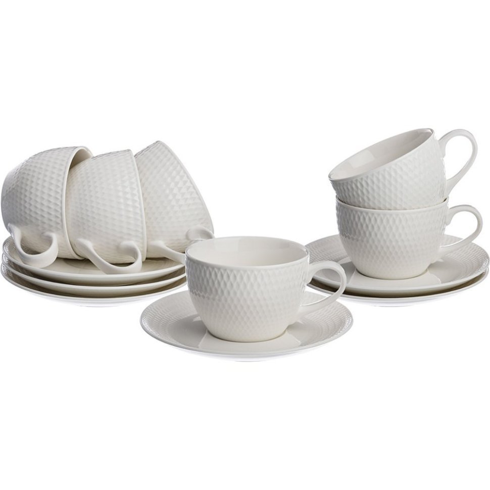 Фото Чайный набор на 6 персон, 12 пр., 220 мл. Lefard (86-2221) - интернет-магазин МегаТерем в Москве