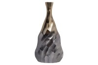 Ваза металлическая черно-золотистая 23*9*50см (TT-00003524)