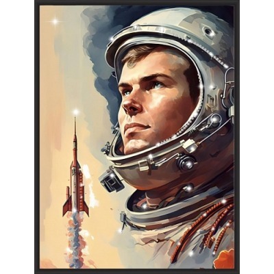 Картина Взлёт с кристаллами...