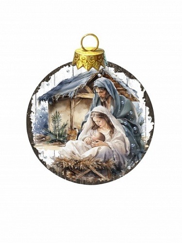 Новогодний шар Отблески Рождества с кристаллами Swarovski (3135) Фото Новогодний шар Отблески Рождества с кристаллами Swarovski (3135) - интернет-магазин МегаТерем в Москве