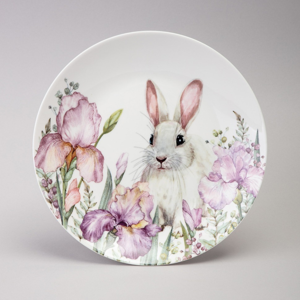 Фото Тарелка закусочная lefard irises 20,5*2 см (425-140)  - интернет-магазин МегаТерем в Москве