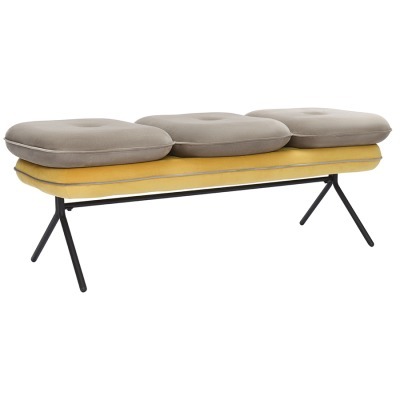 Банкетка pea, велюр, бежева...