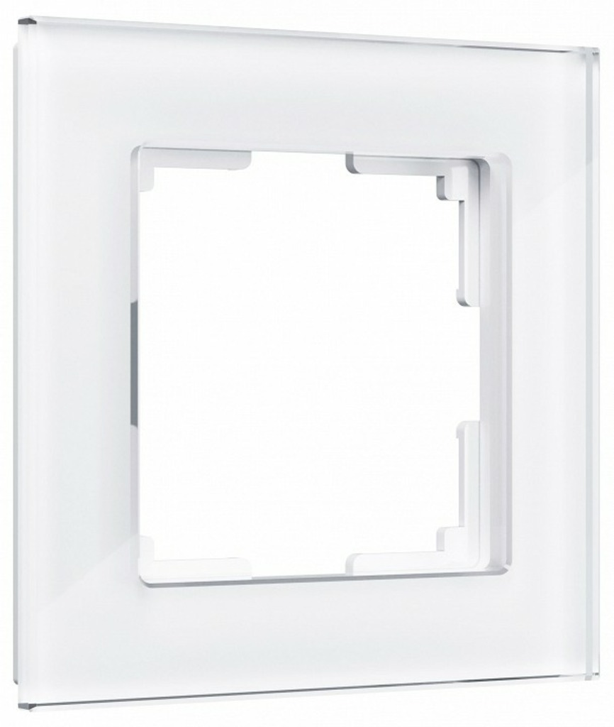Фото Рамка на 1 пост Werkel Favorit (белый) W0011101 WRK_a051192 - интернет-магазин МегаТерем в Москве