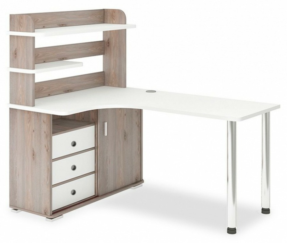 Фото Стол компьютерный Домино СР-165М MER_SR-165M-NBEBE-LEV - интернет-магазин МегаТерем в Москве