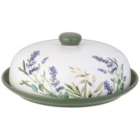 Блюдо для блинов agness "лаванда" 23*10 см (358-2160) 