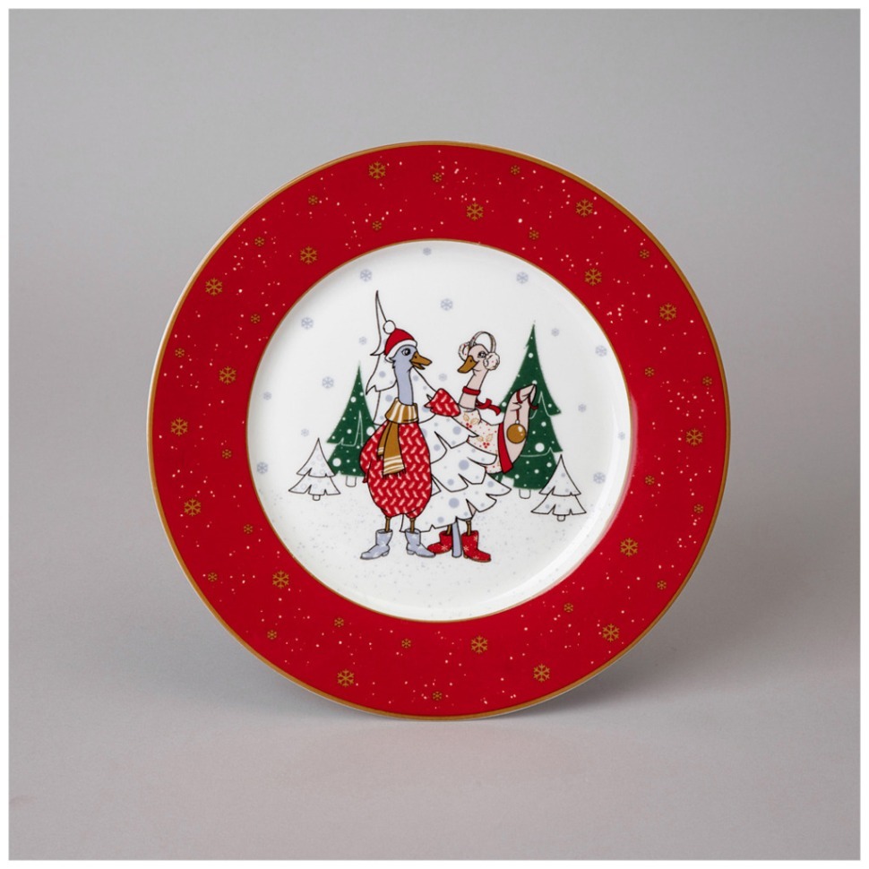 Тарелка закусочная lefard family christmas 20 см (425-206)  Фото Тарелка закусочная lefard family christmas 20 см (425-206)  - интернет-магазин МегаТерем в Москве