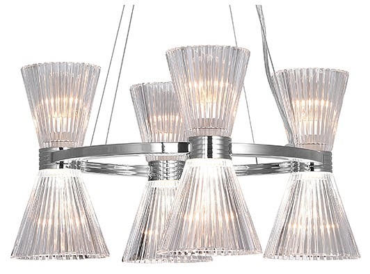 Фото Подвесная люстра Newport 3610 3614/S nickel NWP_M0062658 - интернет-магазин МегаТерем в Москве