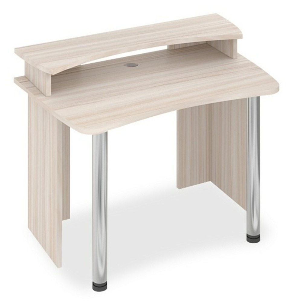 Фото Стол компьютерный Домино Лайт СКЛ-Софт120+НКИЛ120 MER_SKL-Soft120-NKIL120_K - интернет-магазин МегаТерем в Москве