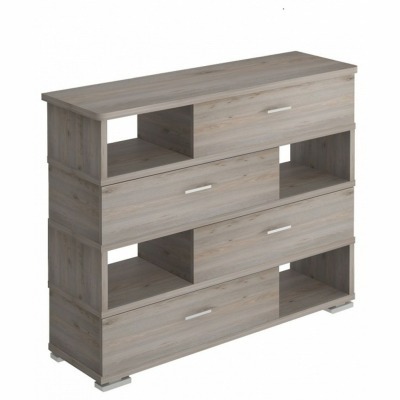 Тумба комбинированная Домино СБ-40/4-ПВК MER_SB-40-4-PVK-zakruglenaya-N