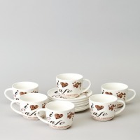 Чайный набор lefard "coffee mania" на 6 пер. 12 пр. 250 мл (165-569) 