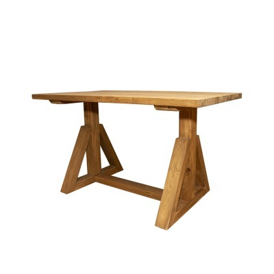 Стол Экзо XQSS17-140, массив тикового дерева, Rustic 3/Natural, ROOMERS FURNITURE