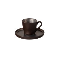 Кофейная пара LOCS03-MTL(LOCS03-00219C), керамика, Metal, Costa Nova