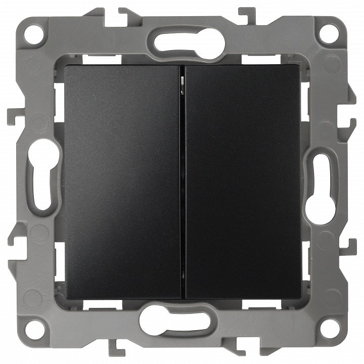 Фото Переключатель двухклавишный без рамки Эра Эра 12 12-1104-05 ER_B0014649 - интернет-магазин МегаТерем в Москве