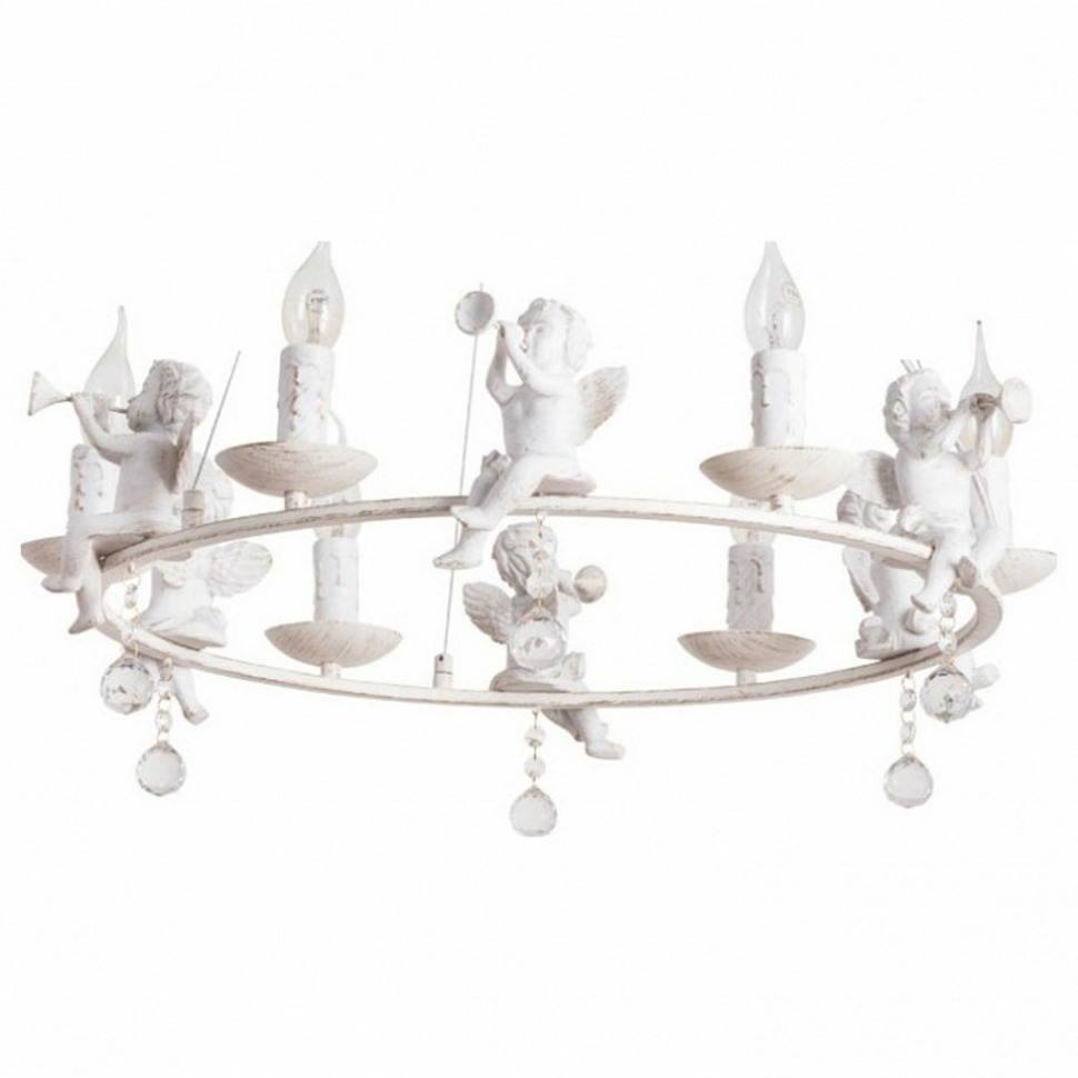 Фото Подвесная люстра Arte Lamp Amur A1133SP-6WG AR_A1133SP-6WG - интернет-магазин МегаТерем в Москве