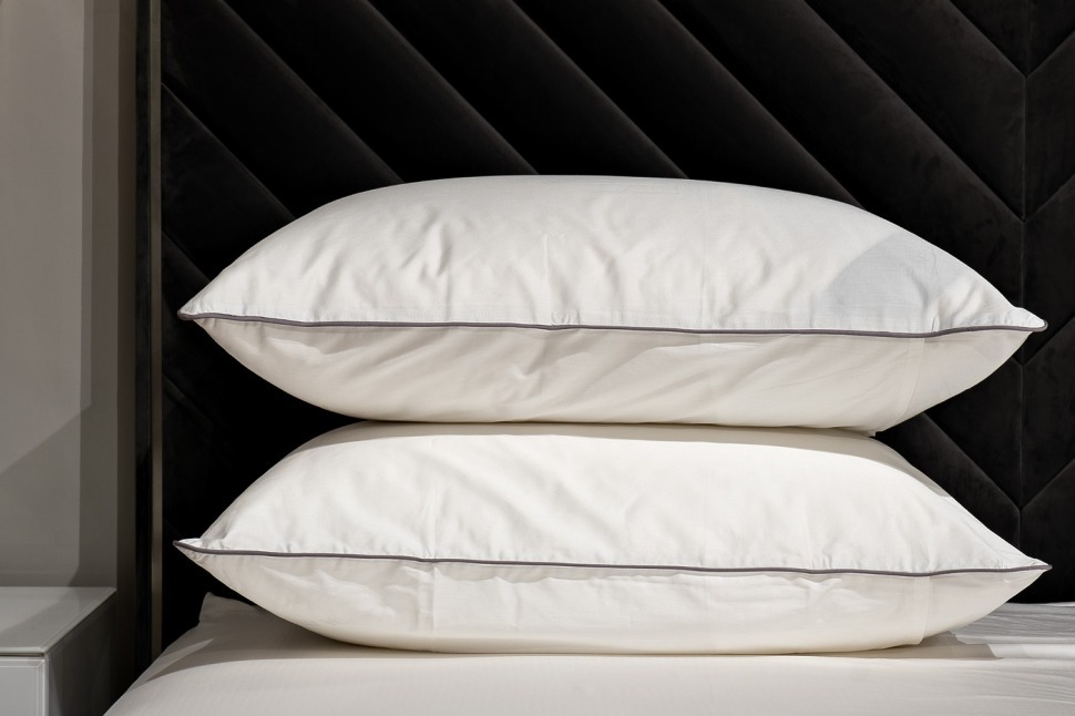 Фото Комплект наволочек сатин белый  50*70(2шт) (TT-00013373) - интернет-магазин МегаТерем в Москве