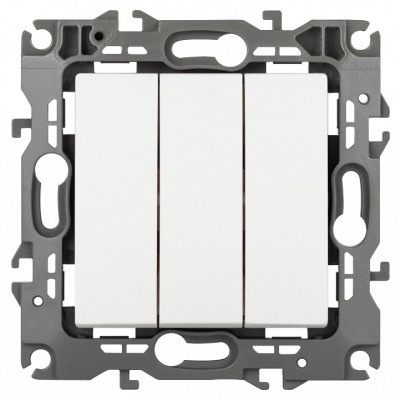 Выключатель трехклавишный б...