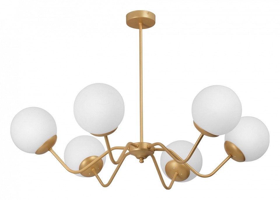 Фото Люстра на штанге Vitaluce V4274 V4274-8/6PL VI_V4274-8_6PL - интернет-магазин МегаТерем в Москве