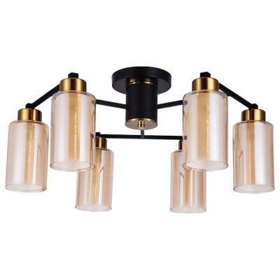 Потолочная люстра Arte Lamp Leo A7027PL-6BK AR_A7027PL-6BK