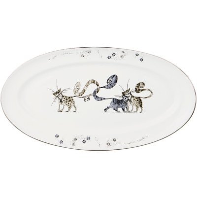 Блюдо овальное lefard "котики" 27*15 см (86-2319) 