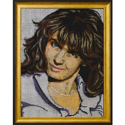 Картина Цветной портрет с к...