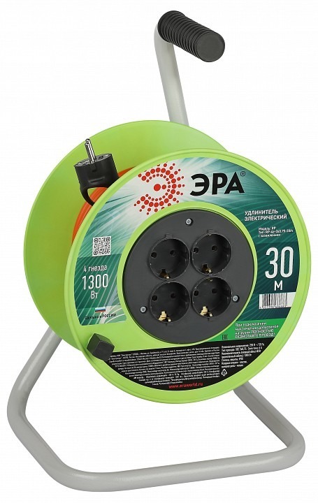 Фото Удлинитель Эра  RP-4e-3х0.75-30m ER_B0056097 - интернет-магазин МегаТерем в Москве