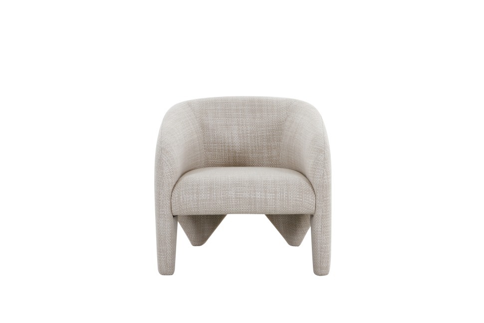 Фото Кресло Molveno белое 76*78*72см (TT-00012946) - интернет-магазин МегаТерем в Москве