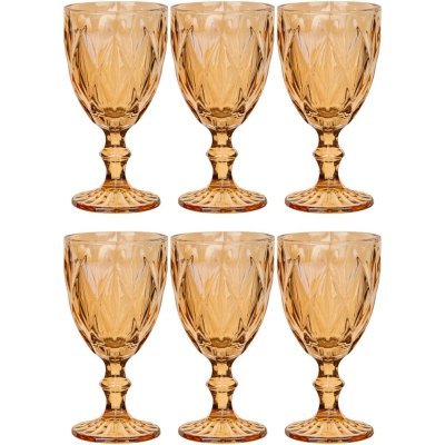 Набор бокалов для вина "ромбо" 6шт. 320мл. / в=17 см. Lefard (691-023)