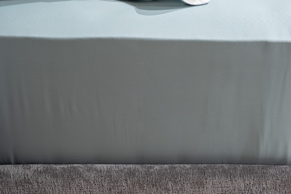 Фото Простыня тенсель бирюзовая 270*280 (TT-00011353) - интернет-магазин МегаТерем в Москве