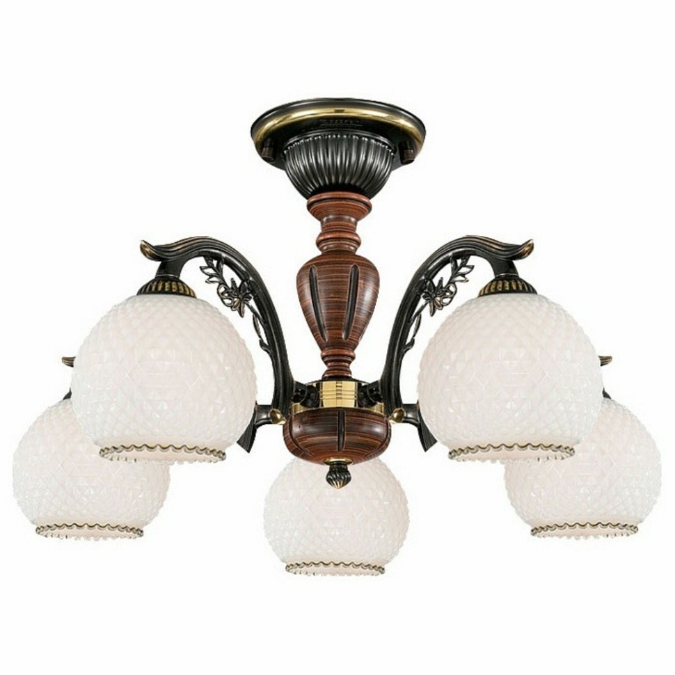 Фото Люстра на штанге Reccagni Angelo 8610 PL 8630/5 RA_PL_8630_5 - интернет-магазин МегаТерем в Москве