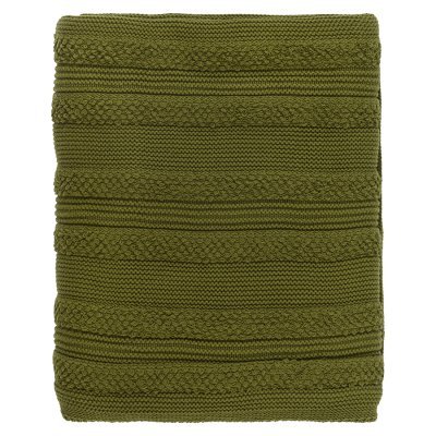 Плед из хлопка с буклирован...