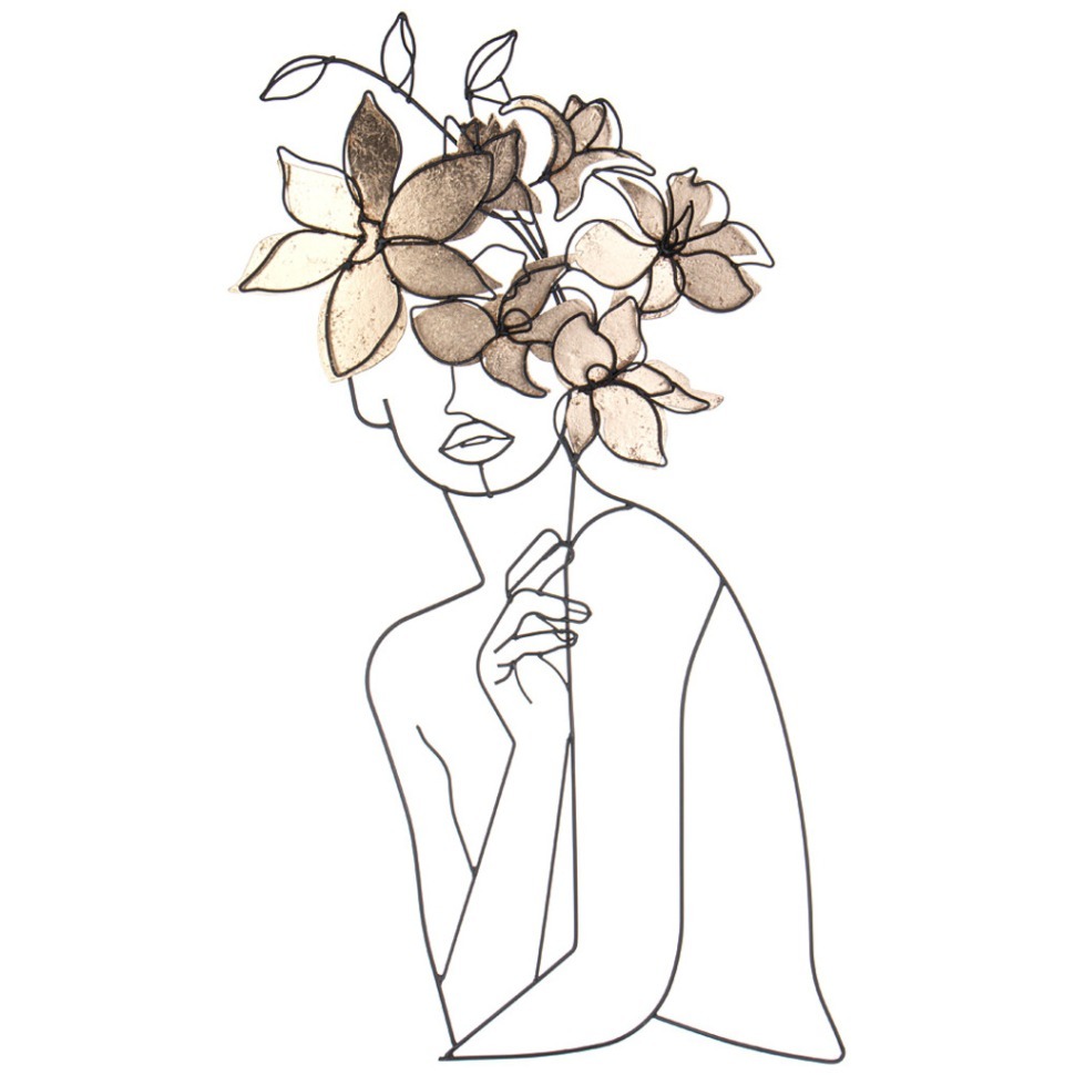 Фото Панно настенное коллекция цветочная симфония 34,9*71,1*3,2 см Lefard (680-214) - интернет-магазин МегаТерем в Москве