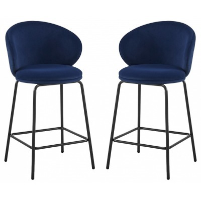 Набор из 2 стульев барных Haven Enigma HSBI_BC23135_darkblue_2