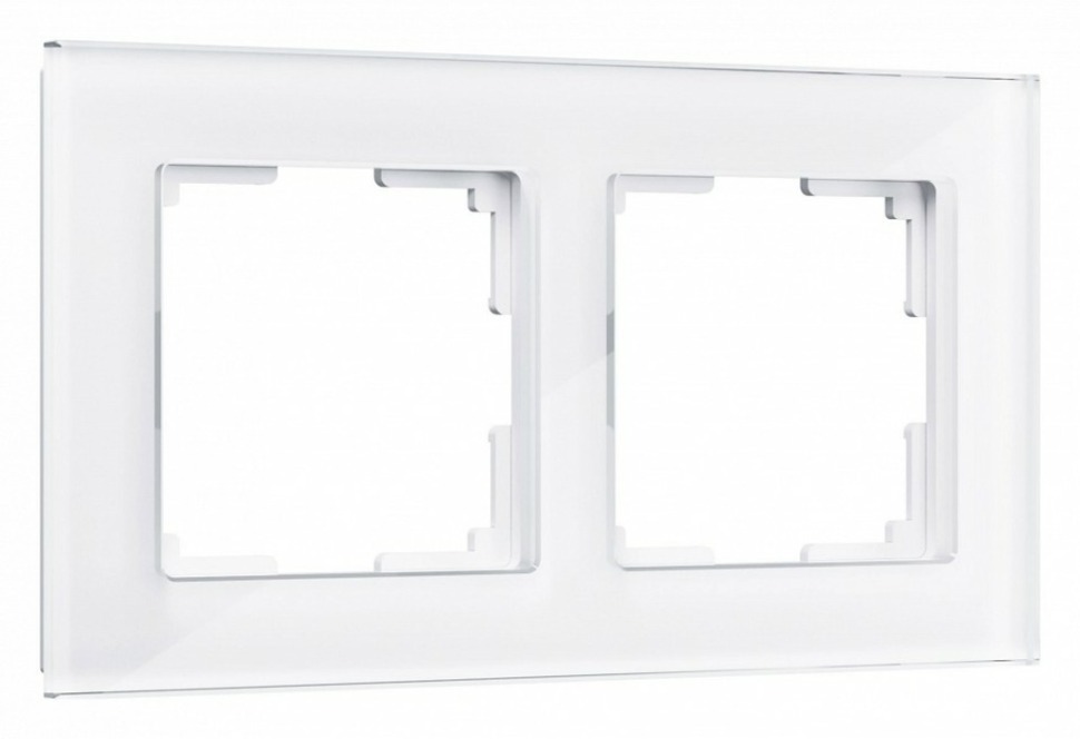 Фото Рамка на 2 поста Werkel Favorit (белый) W0021101 WRK_a051193 - интернет-магазин МегаТерем в Москве