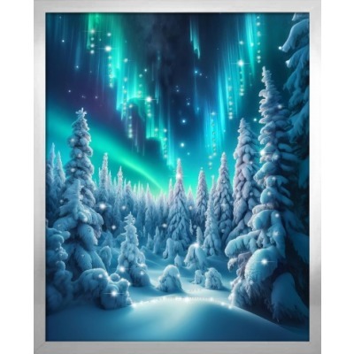 Картина СЕВЕРНОЕ СИЯНИЕ В С...