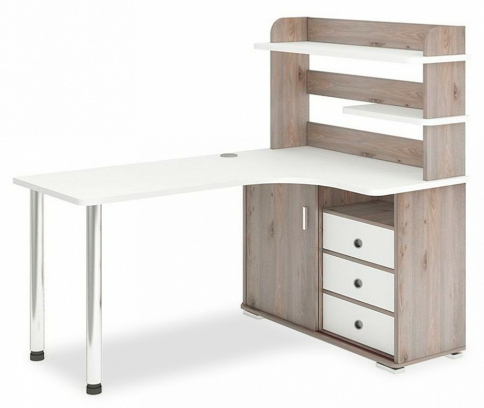 Фото Стол компьютерный Домино СР-165М MER_SR-165M-NBEBE-PRAV - интернет-магазин МегаТерем в Москве