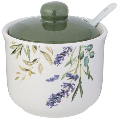 Сахарница с ложкой agness л...