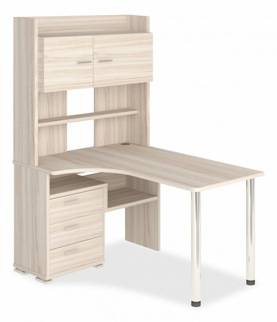 Фото Стол компьютерный Домино СР-133-130 MER_SR-133-K-LEV - интернет-магазин МегаТерем в Москве