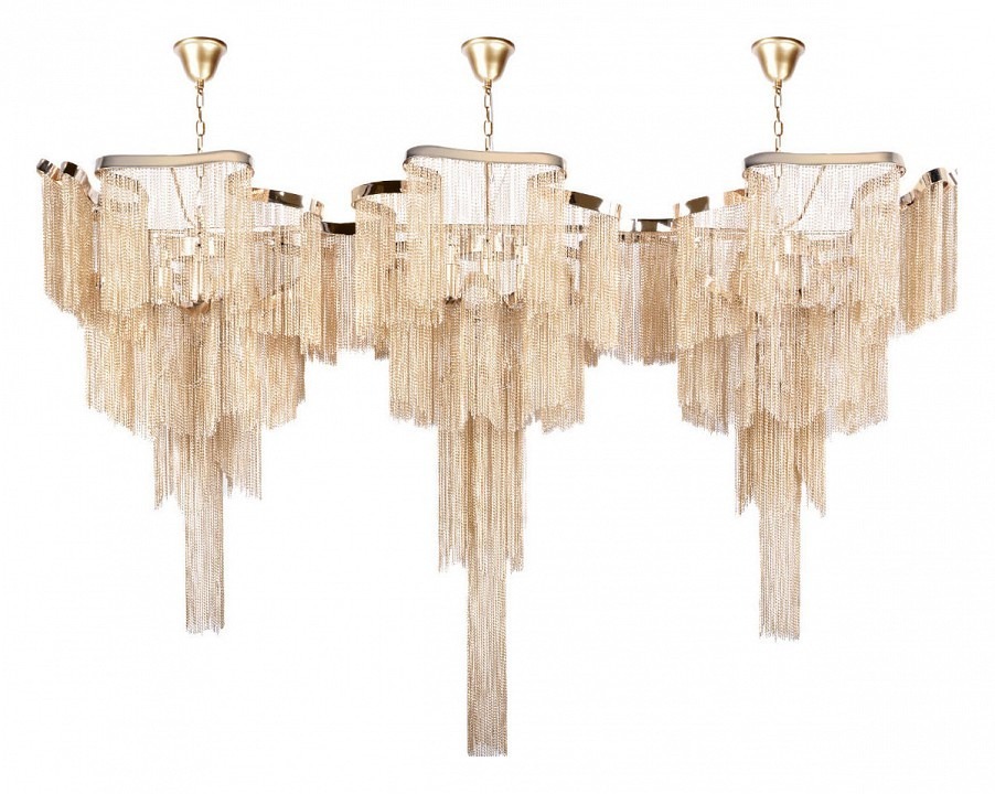 Фото Подвесная люстра Loft it Stream 10208/1400R Gold LF_10208_1400R_Gold - интернет-магазин МегаТерем в Москве