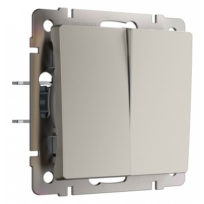 Выключатель двухклавишный б...