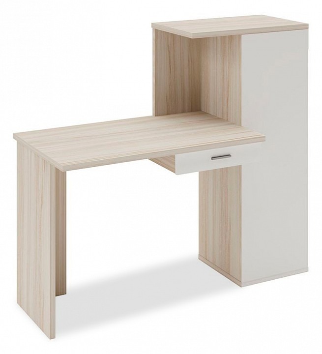 Фото Стол компьютерный Домино Lite СКЛ-ПРЯМ100+ШК КБЕ MER_SKL-PRYAM100_SHK_KBE - интернет-магазин МегаТерем в Москве