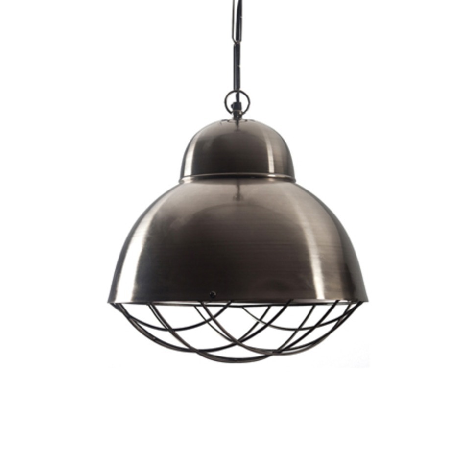 Фото Светильник Кейжд Доум 24185-HL, металл, dark grey, ROOMERS FURNITURE - интернет-магазин МегаТерем в Москве