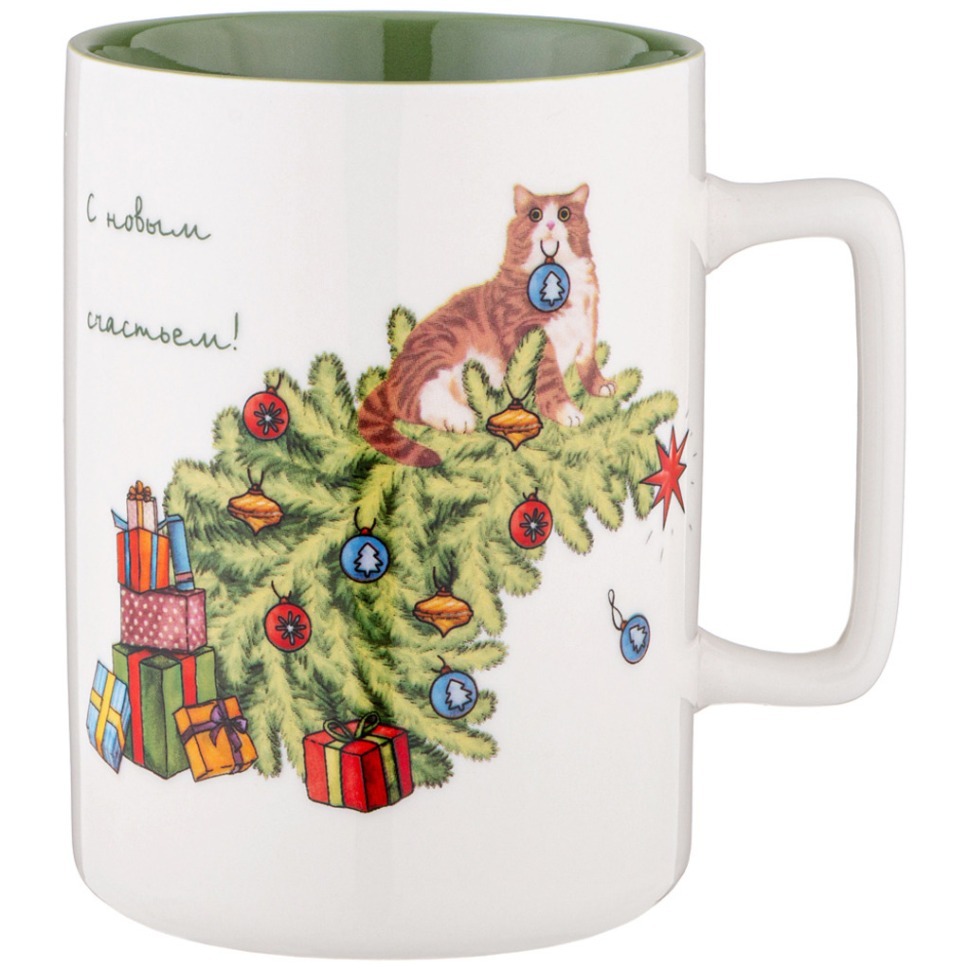 Фото Кружка lefard с новым счастьем 400мл (260-995)  - интернет-магазин МегаТерем в Москве