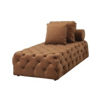 Диван S0424B-01-3D/YY-71#, бархат, Brown, ROOMERS FURNITURE