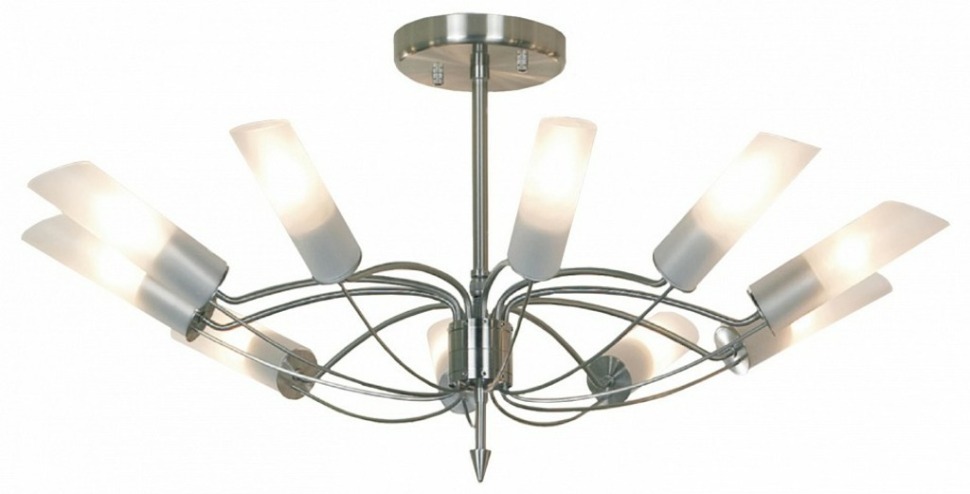 Фото Люстра на штанге Lussole Lano GRLSA-2813-10 - интернет-магазин МегаТерем в Москве