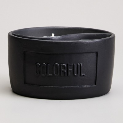 Свеча в стакане yin yang da...