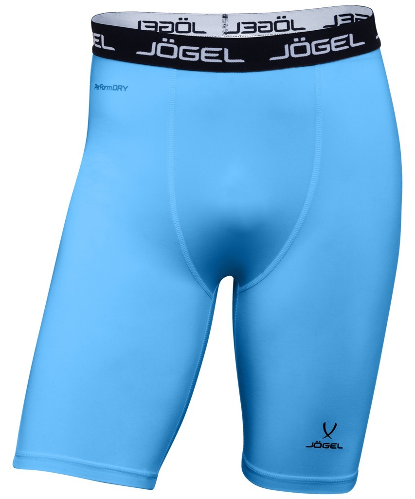 Фото Шорты компрессионные JÖGEL CAMP PerFormDRY Tight Short, голубой/белый (2125169) - интернет-магазин МегаТерем в Москве