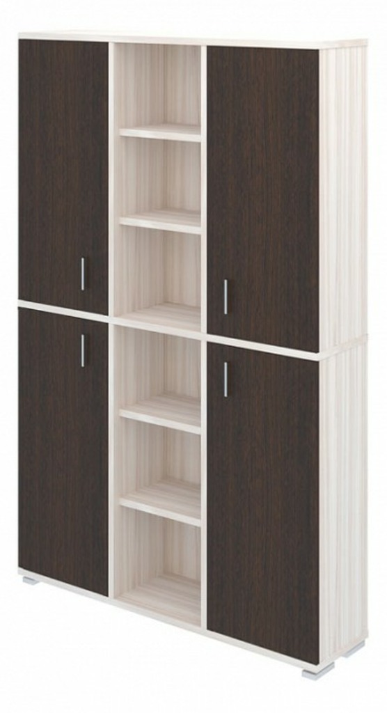 Фото Шкаф книжный Домино ПУ-40-5 MER_PU-40-5_KV - интернет-магазин МегаТерем в Москве