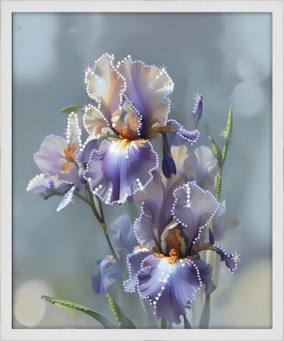 Фото Картина СОН, СОТКАННЫЙ ИЗ НЕЖНОСТИ с кристаллами Swarovski (3176) - интернет-магазин МегаТерем в Москве