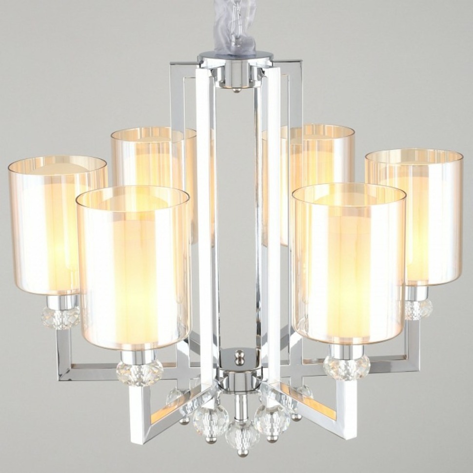 Фото Подвесная люстра Omnilux Malito OML-79903-06 OM_OML-79903-06 - интернет-магазин МегаТерем в Москве